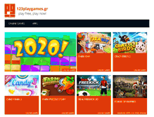 Tablet Screenshot of 123playgames.gr